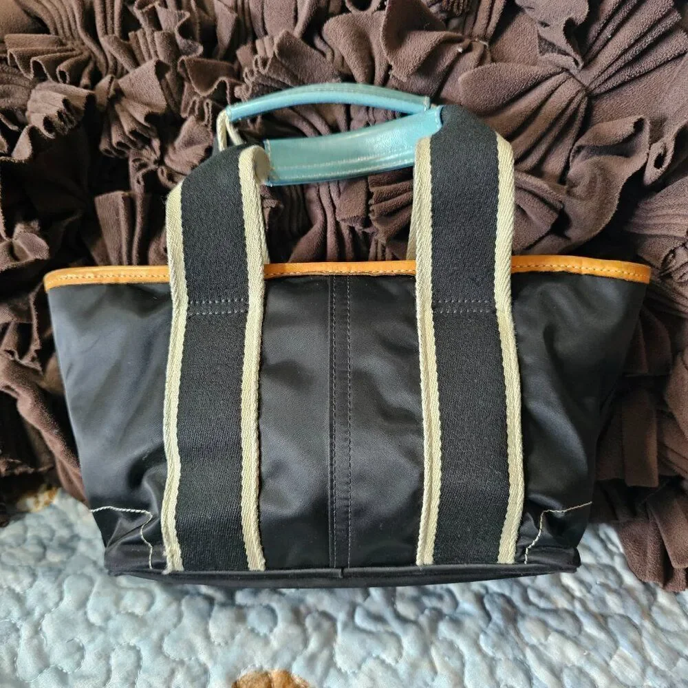 2004 Vintage Coach Y2K Mini Hampton Tote Satchel Purse Bag